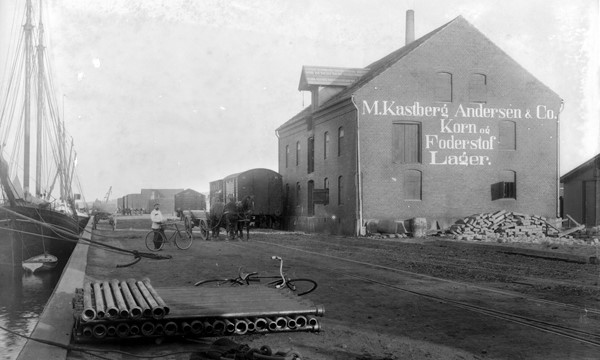 Pakhus på Sydkajen, Vejle Havn, 1906