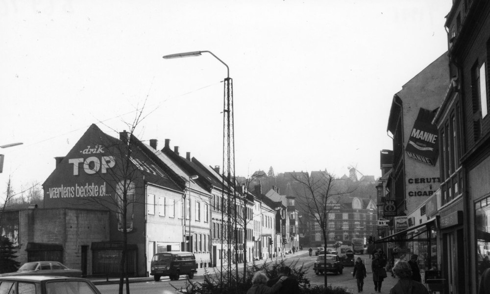 Sønderbrogade, 1980 og 2017 - Før