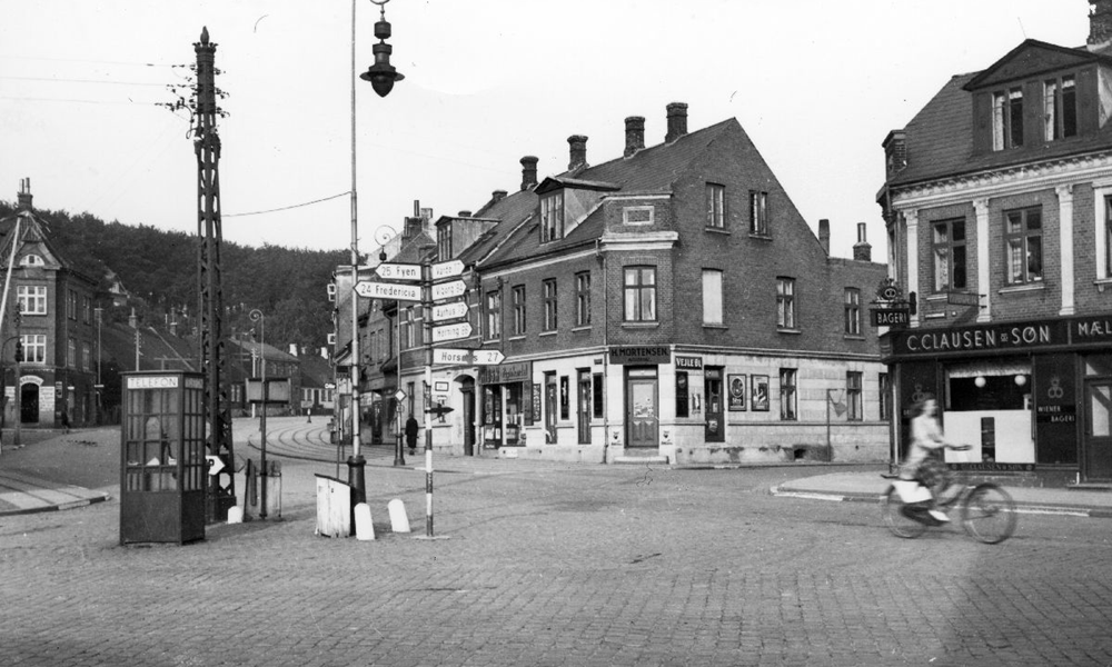 Koldingvej, 1940-41 og 2019 - Før