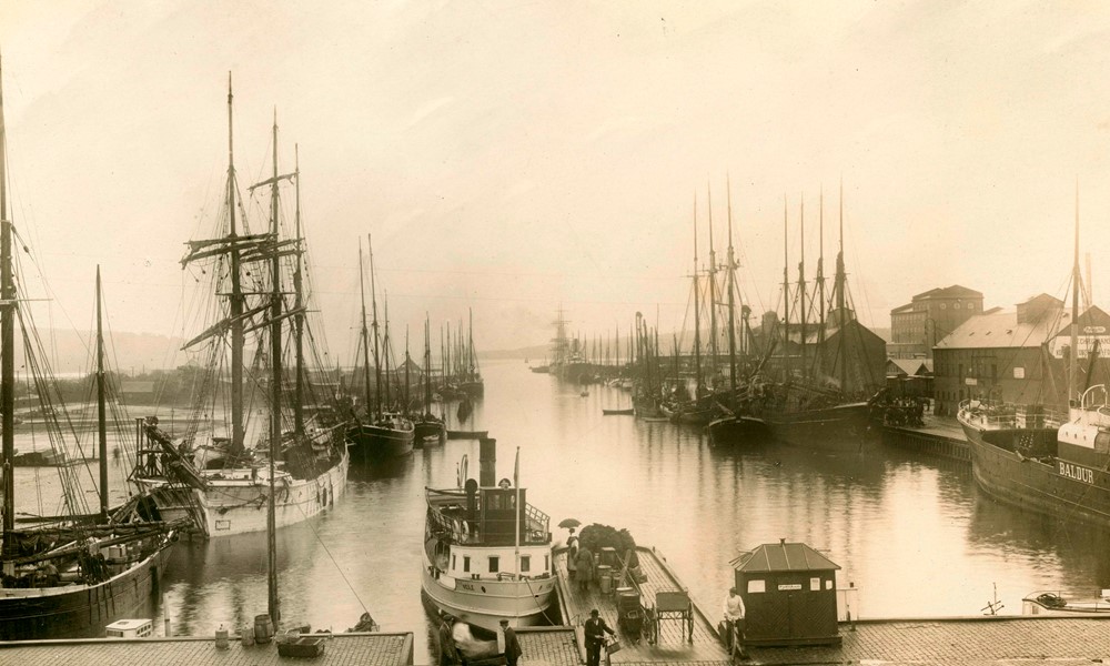 Vejle Havn, 1920 og 2021 - Før